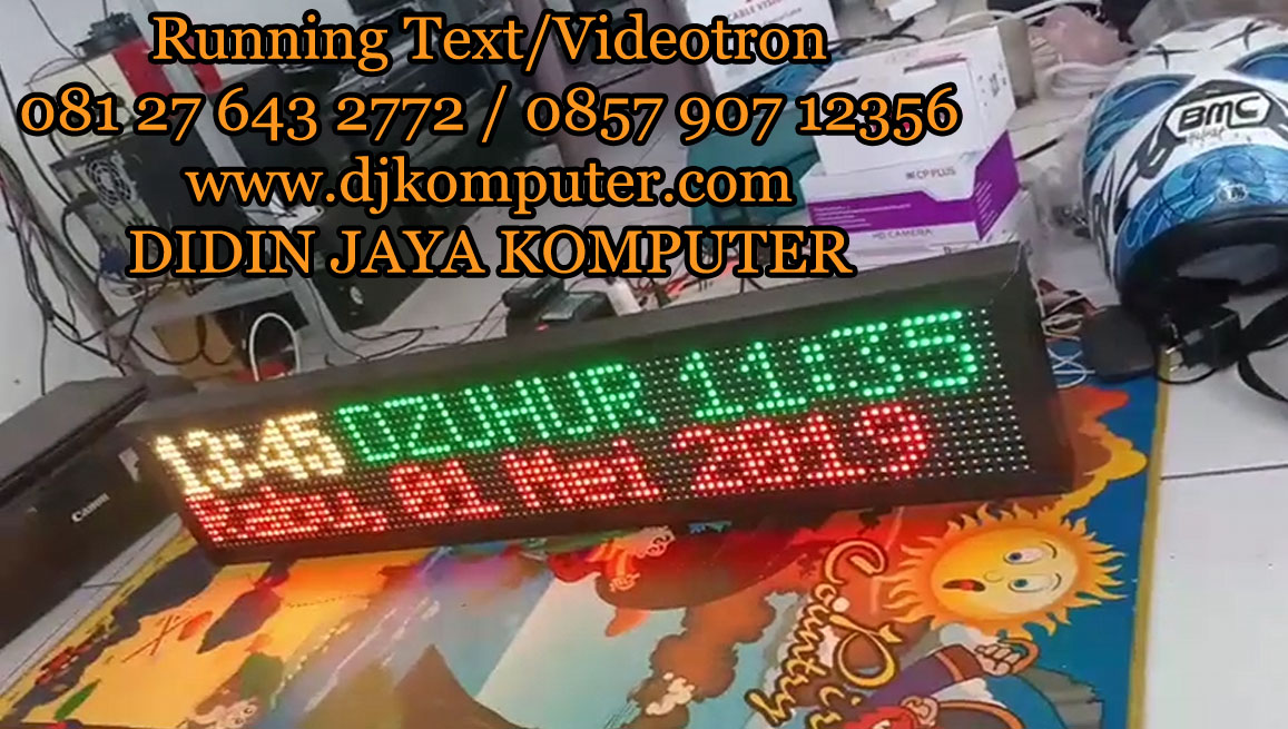 Jadwal sholat running text dengan warna-warni dengan kualitas terbaik membuat masjid atau mushola yang anda miliki semakin memberikan kenyamanan pada anda.